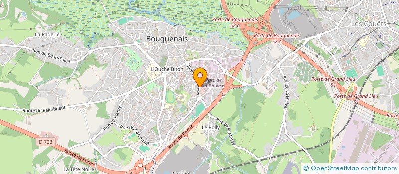 localisation de l'entreprise PRV DEVELOPPEMENT à BOUGUENAIS
