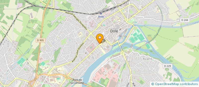 localisation de l'entreprise PRV FAYMANY à DOLE
