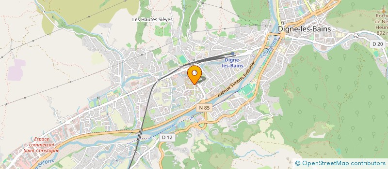 localisation de l'entreprise PRVIMMOBILIER à DIGNE-LES-BAINS