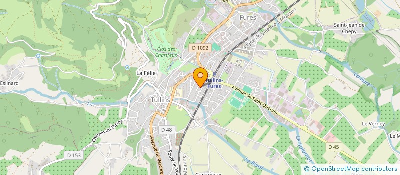 localisation de l'entreprise PRYDAIN  MONTAUD