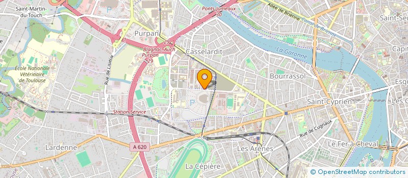 localisation de l'entreprise PRYLAN à TOULOUSE