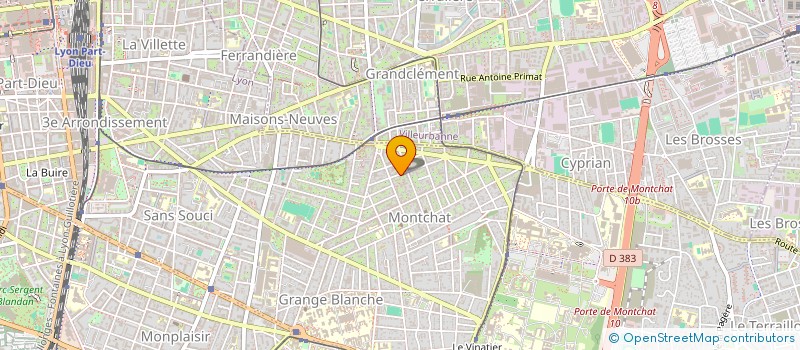 localisation de l'entreprise PRYMALYON  LYON