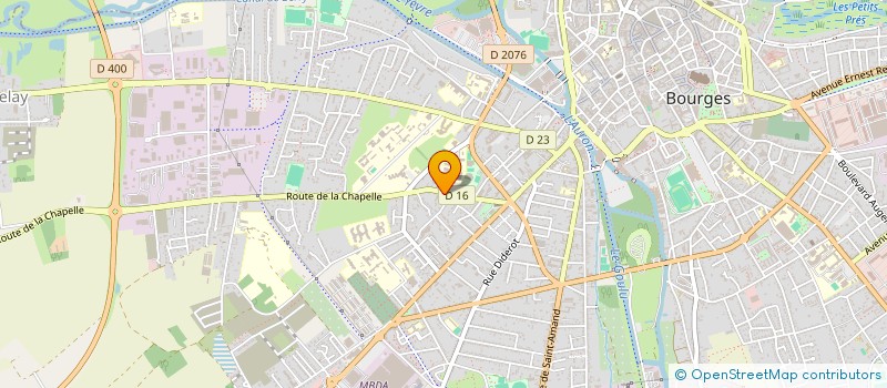 localisation de l'entreprise PRYORISTE  BOURGES