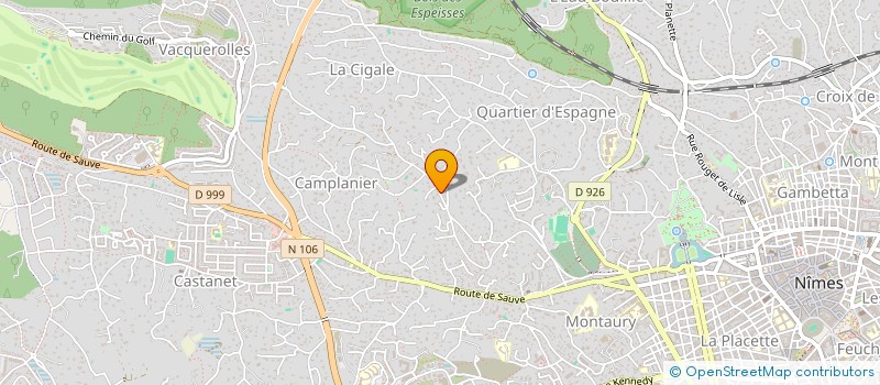 localisation de l'entreprise PRYSEE  NIMES