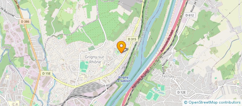 localisation de l'entreprise PRYSM'IMAGES  GRIGNY