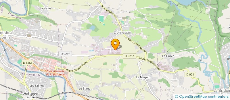 localisation de l'entreprise PRYSMA  DOMESSIN