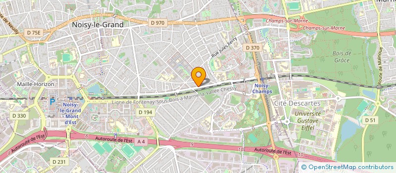 localisation de l'entreprise PRYSME CONSEIL  NOISY-LE-GRAND