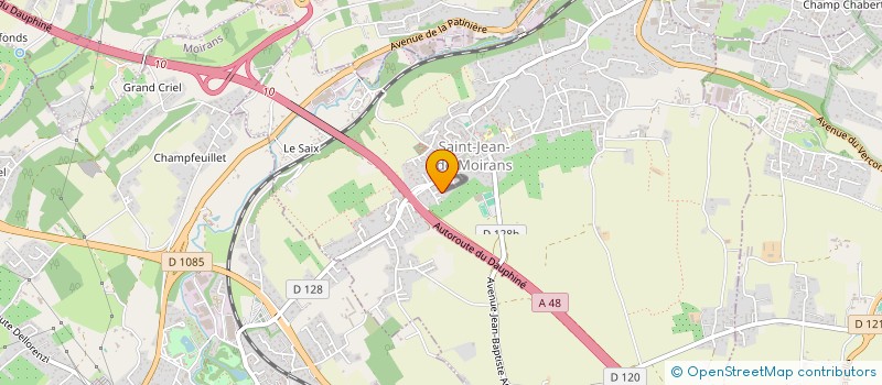 localisation de l'entreprise PRYSMM  SAINT-JEAN-DE-MOIRANS