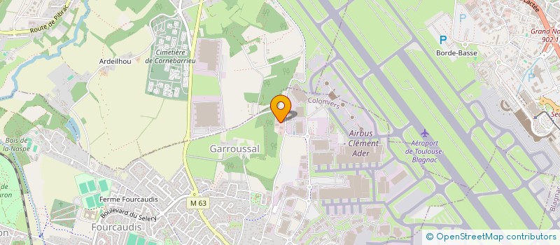 localisation de l'entreprise PRZ AVIATION à COLOMIERS