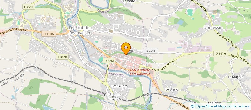 localisation de l'entreprise PRZ CONCEPT à LE PONT-DE-BEAUVOISIN