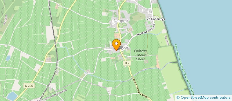 localisation de l'entreprise PRZ IMMO  PAUILLAC