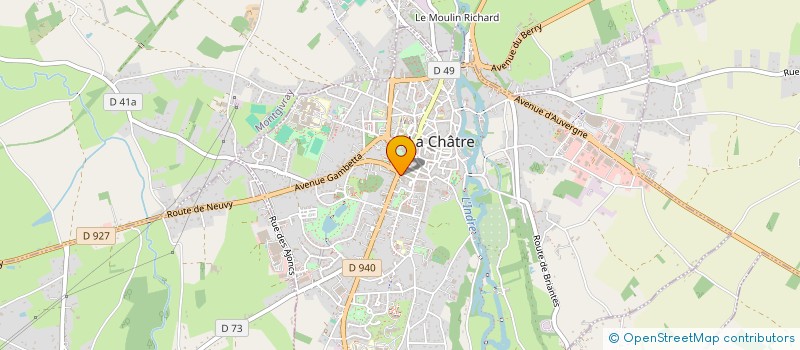 localisation de l'entreprise PRZEPLATA à LA CHATRE