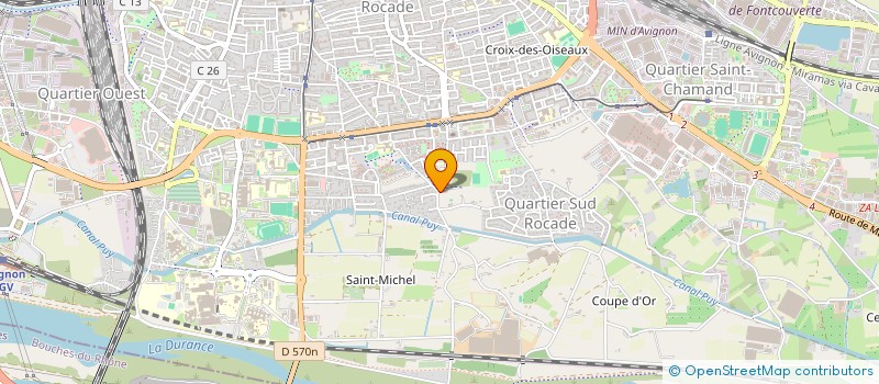 localisation de l'entreprise PS 2  AVIGNON