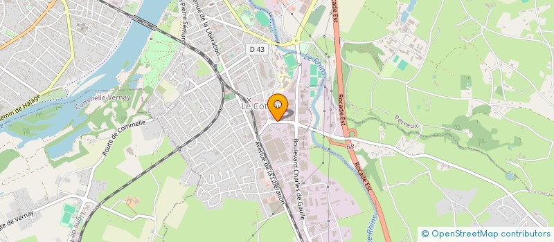 localisation de l'entreprise PS  LE COTEAU