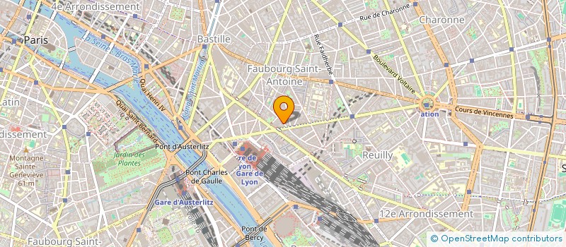 localisation de l'entreprise PS BAT à PARIS