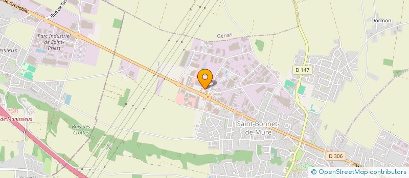 localisation de l'entreprise PS BIJOUX  SAINT-BONNET-DE-MURE