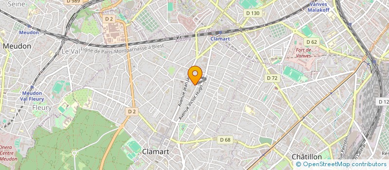 localisation de l'entreprise PS CONSULTING à CLAMART