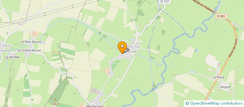 localisation de l'entreprise PS DIFFUSION  GERMAGNY