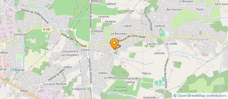 localisation de l'entreprise PS DISTRIBUTION à YVRAC