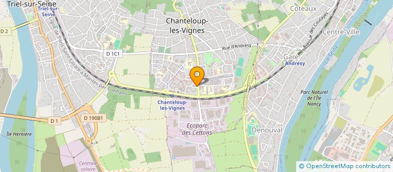 localisation de l'entreprise PS IMMO  CHANTELOUP-LES-VIGNES