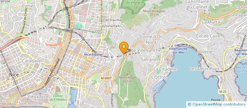 localisation de l'entreprise PS IMMOBILIER à NICE