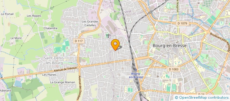 localisation de l'entreprise PS INNOVATION à BOURG-EN-BRESSE