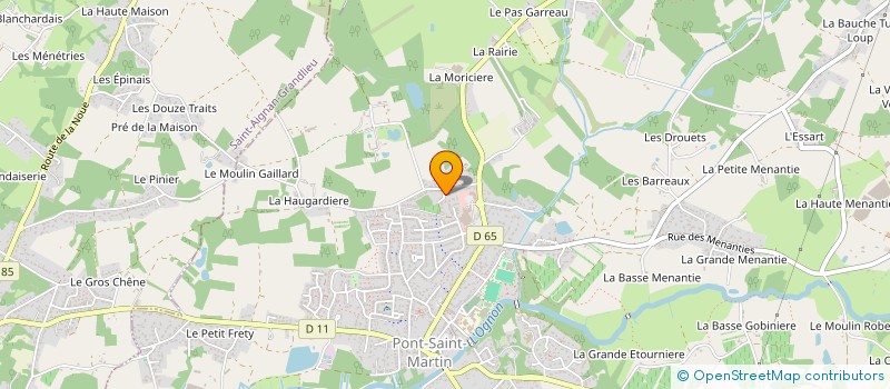 localisation de l'entreprise PS INVEST  PONT-SAINT-MARTIN