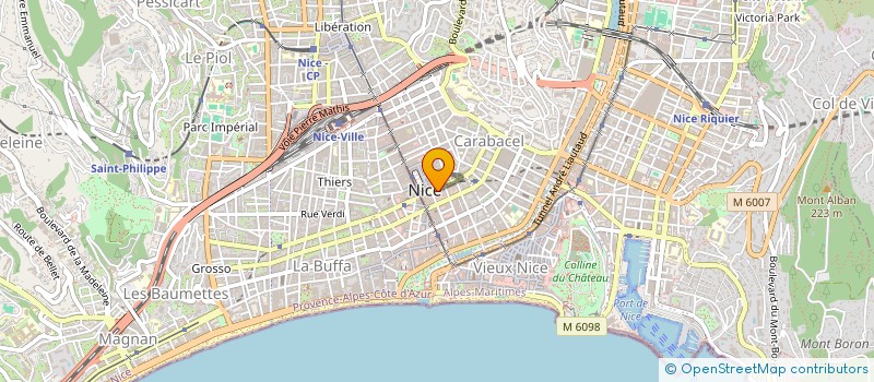localisation de l'entreprise PS MARINE SERVICES SASU à NICE