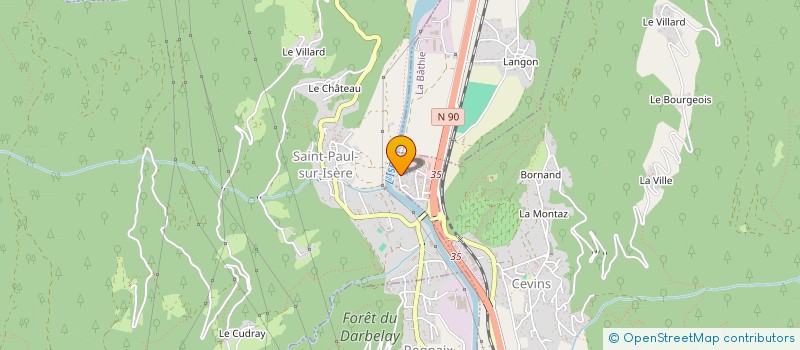 localisation de l'entreprise PS MENUISERIE AGENCEMENT  CEVINS