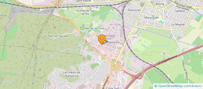 localisation de l'entreprise PS MOTORSPORT à NARBONNE