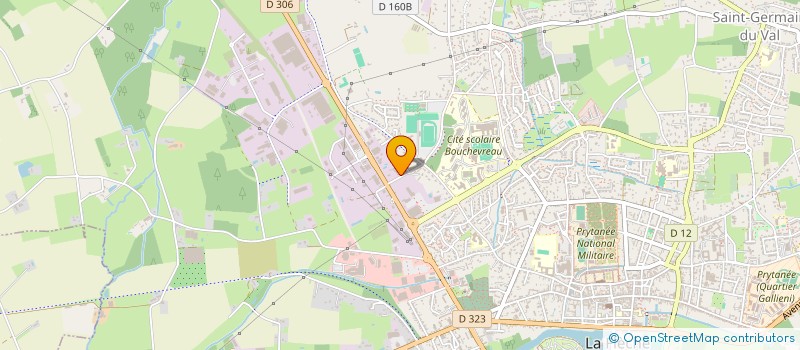 localisation de l'entreprise PS NEGOCE à SABLE-SUR-SARTHE