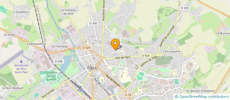 localisation de l'entreprise PS-PHYSIO à FLERS