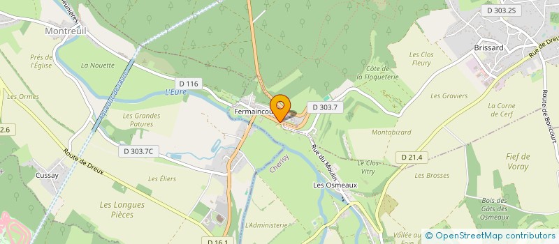 localisation de l'entreprise PS PLUS à CHERISY