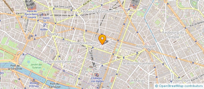 localisation de l'entreprise PS PRODUCTION à PARIS