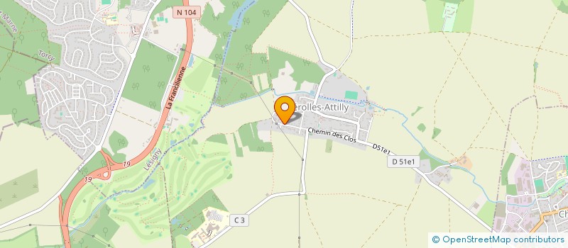 localisation de l'entreprise PS RENOV ELEC à FEROLLES-ATTILLY