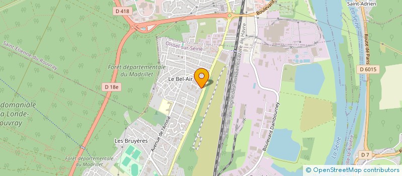 localisation de l'entreprise PS TRANS à OISSEL