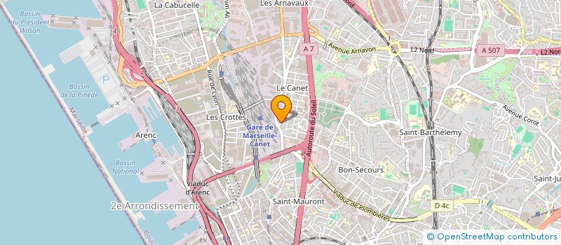 localisation de l'entreprise PS VENTE à MARSEILLE