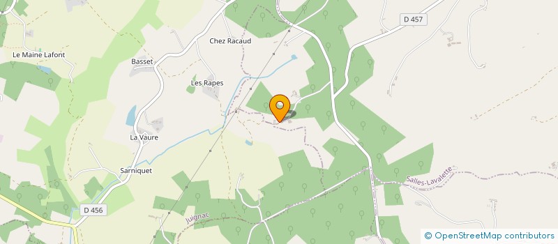 localisation de l'entreprise PSA ECHARDOUR à SALLES-LAVALETTE