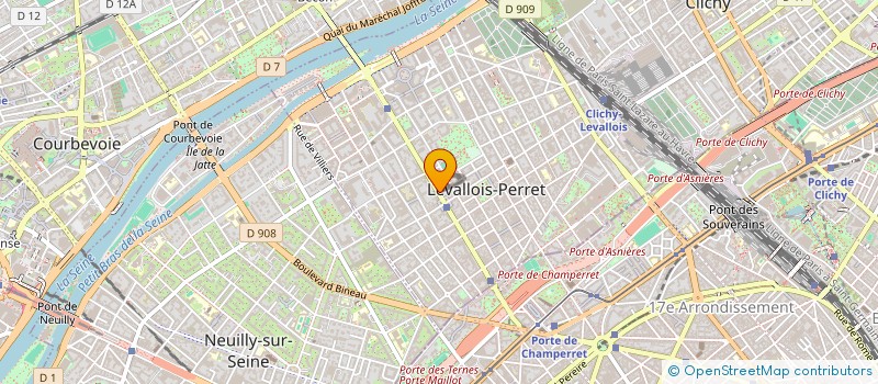 localisation de l'entreprise PSAC à CLICHY