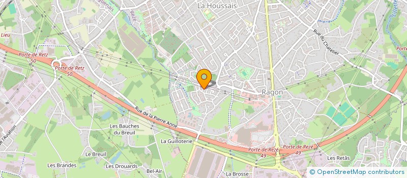 localisation de l'entreprise PSAC  REZE