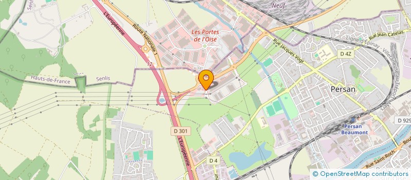 localisation de l'entreprise PSAD DE L'OISE  PERSAN