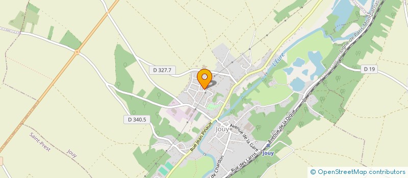 localisation de l'entreprise PSAJ à JOUY