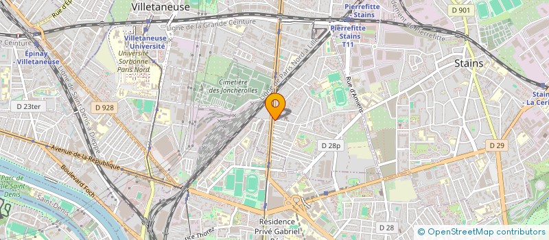 localisation de l'entreprise PSB à PIERREFITTE-SUR-SEINE