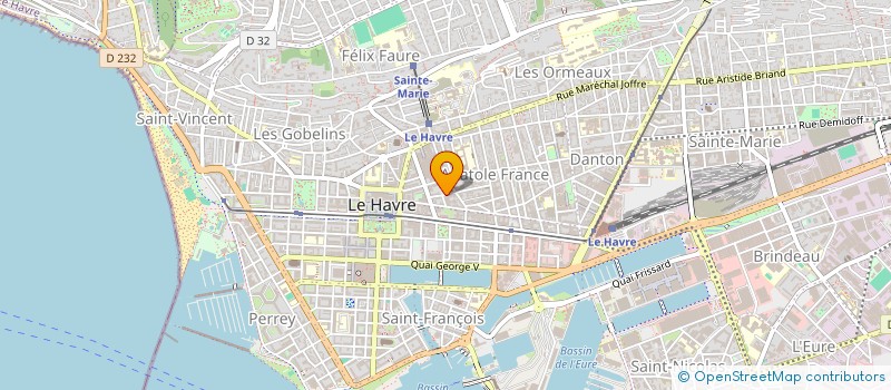 localisation de l'entreprise PSB à LE HAVRE