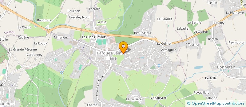 localisation de l'entreprise PSB FORMA  FARGUES-SAINT-HILAIRE