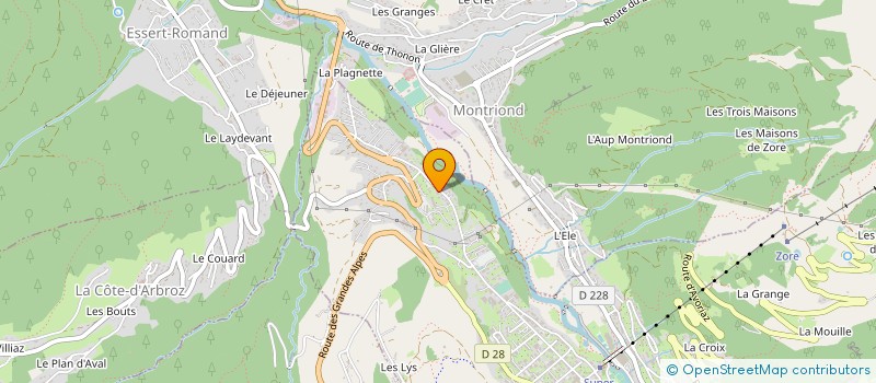 localisation de l'entreprise PSB PROJECTS à MORZINE