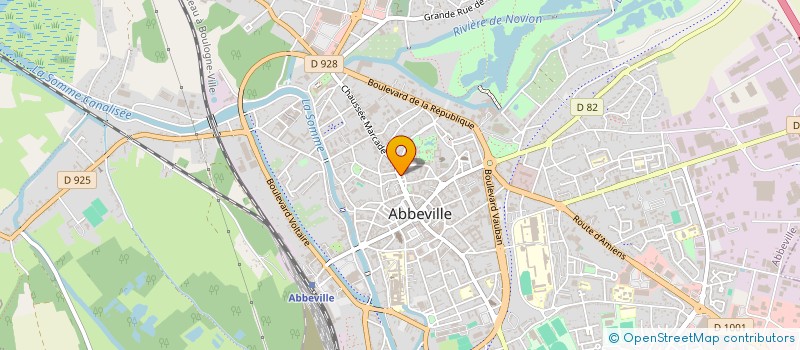 localisation de l'entreprise PSBF à ABBEVILLE