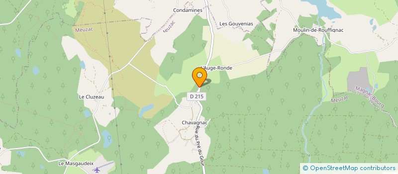 localisation de l'entreprise PSC à MEUZAC