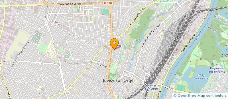 localisation de l'entreprise PSC à JUVISY-SUR-ORGE