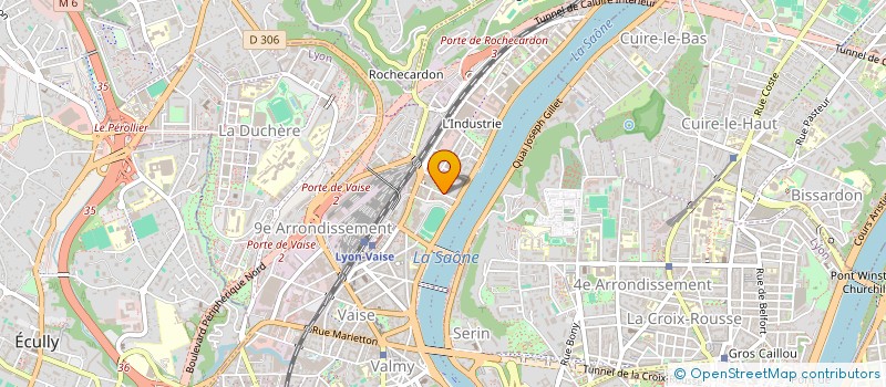 localisation de l'entreprise PSC CENTRE-EST  LYON